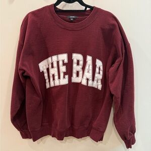THE BAR - VARSITY SWEATSHIRT